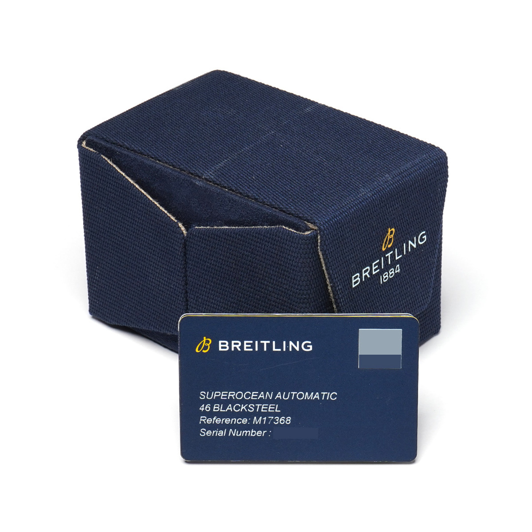 BREITLING(ブライトリング)の中古 ブライトリング BREITLING M17368B71B1S2 ブラック メンズ 腕時計 メンズの時計(腕時計(アナログ))の商品写真