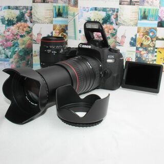 キヤノン(Canon)の❤️予備バッテリー付き❤️Canon EOS 9000D ダブルレンズセット❤️(デジタル一眼)