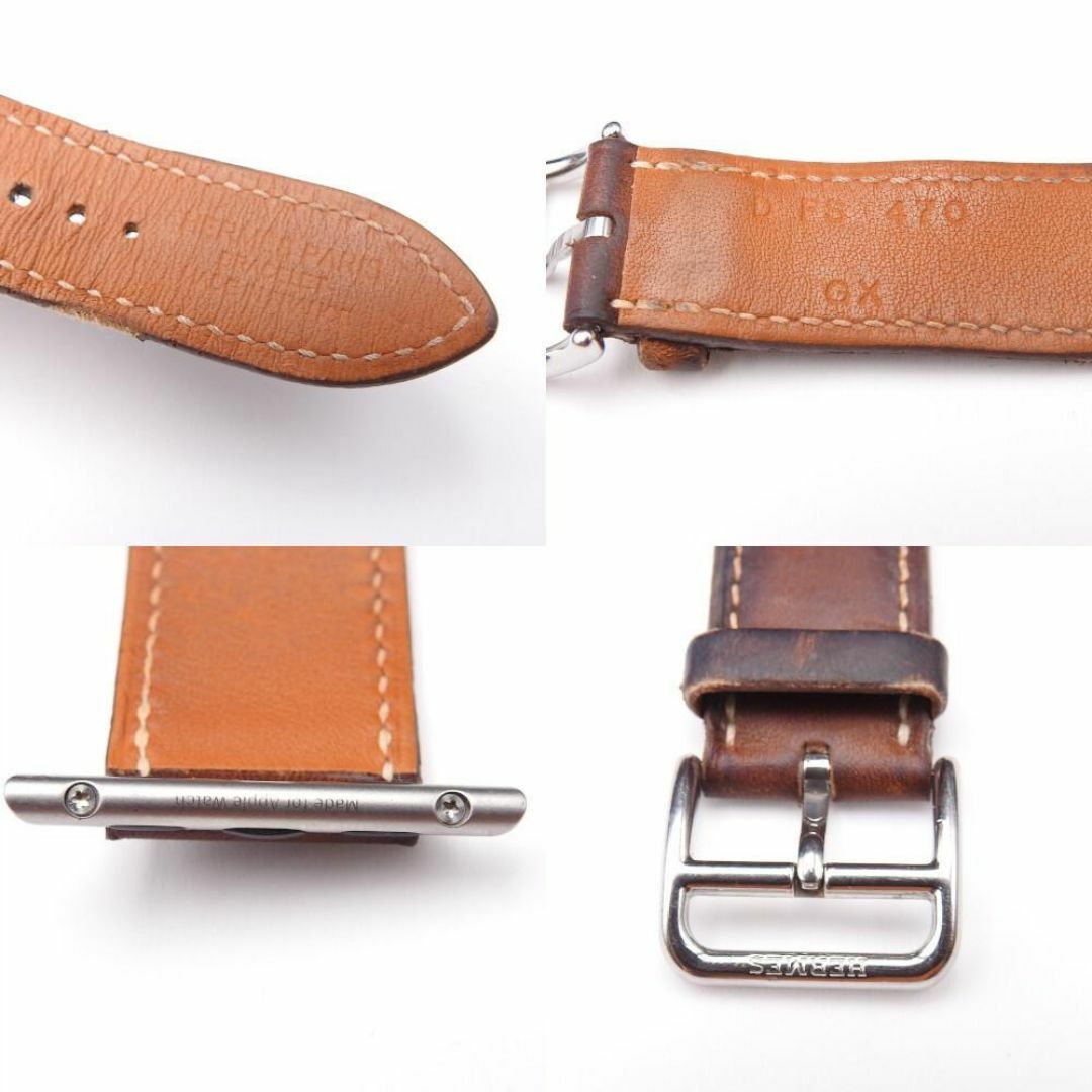 Hermes(エルメス)のApple watch HERMES  38mm/40mm/41mm対応 レザー スマホ/家電/カメラのスマートフォン/携帯電話(その他)の商品写真