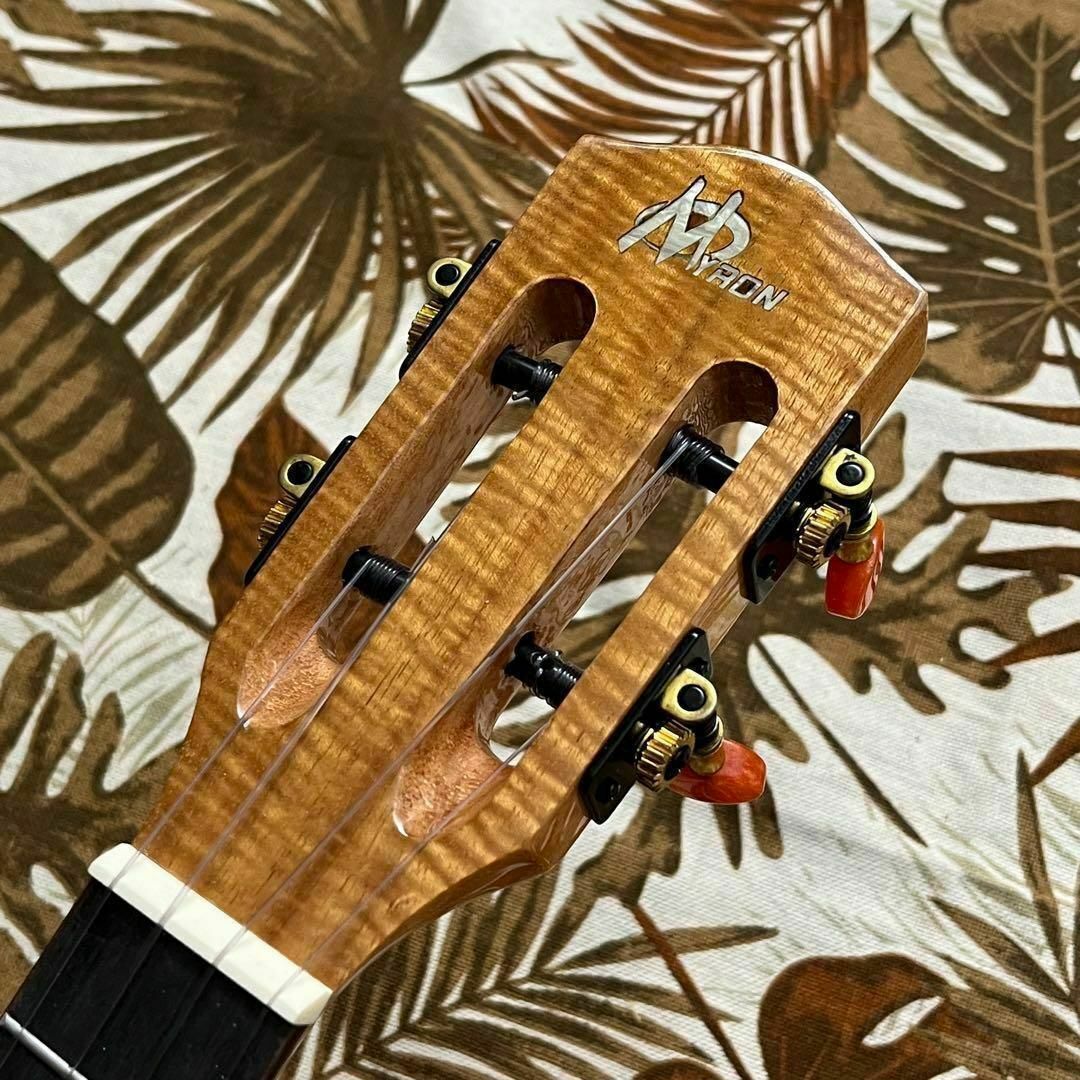 【総単板】Myronのアカシアコア材エレキ・コンサートウクレレ【ukulele】 楽器のウクレレ(コンサートウクレレ)の商品写真