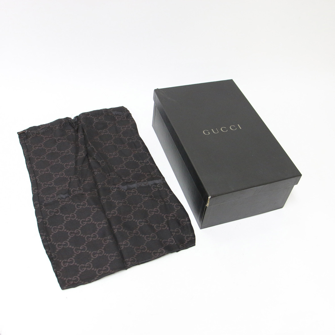 Gucci(グッチ)のGUCCI グッチ パンプス ベージュ系 サイズ:US7.5(24.5cm) ラウンドトゥ ピンヒール フラワープリント 花柄 バンブー キャンバス レザー コンビ イタリア製 シューズ 靴【レディース】【中古】 レディースの靴/シューズ(ハイヒール/パンプス)の商品写真