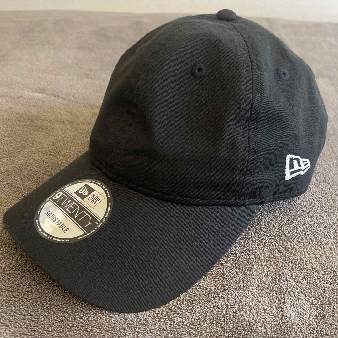 NEW ERA(ニューエラー)の【NEWERA】 9Twenty (ロゴあり無地ブラック) メンズの帽子(キャップ)の商品写真