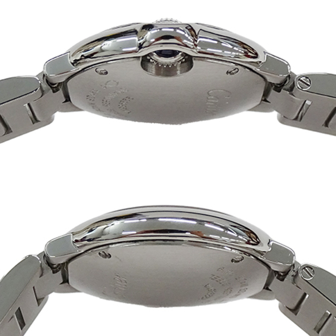 Cartier(カルティエ)のカルティエ Cartier 時計 レディース ブランド バロンブルー SM クオーツ QZ ステンレス SS W69010Z4 シルバー ラウンド 磨き済み【中古】 レディースのファッション小物(腕時計)の商品写真