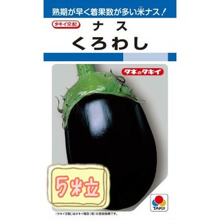 野菜の種【米ナス】くろわし①(野菜)