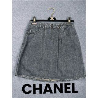 CHANEL - ︎新品未使用タグ付⭐︎CHANELシャネルデニムスカート