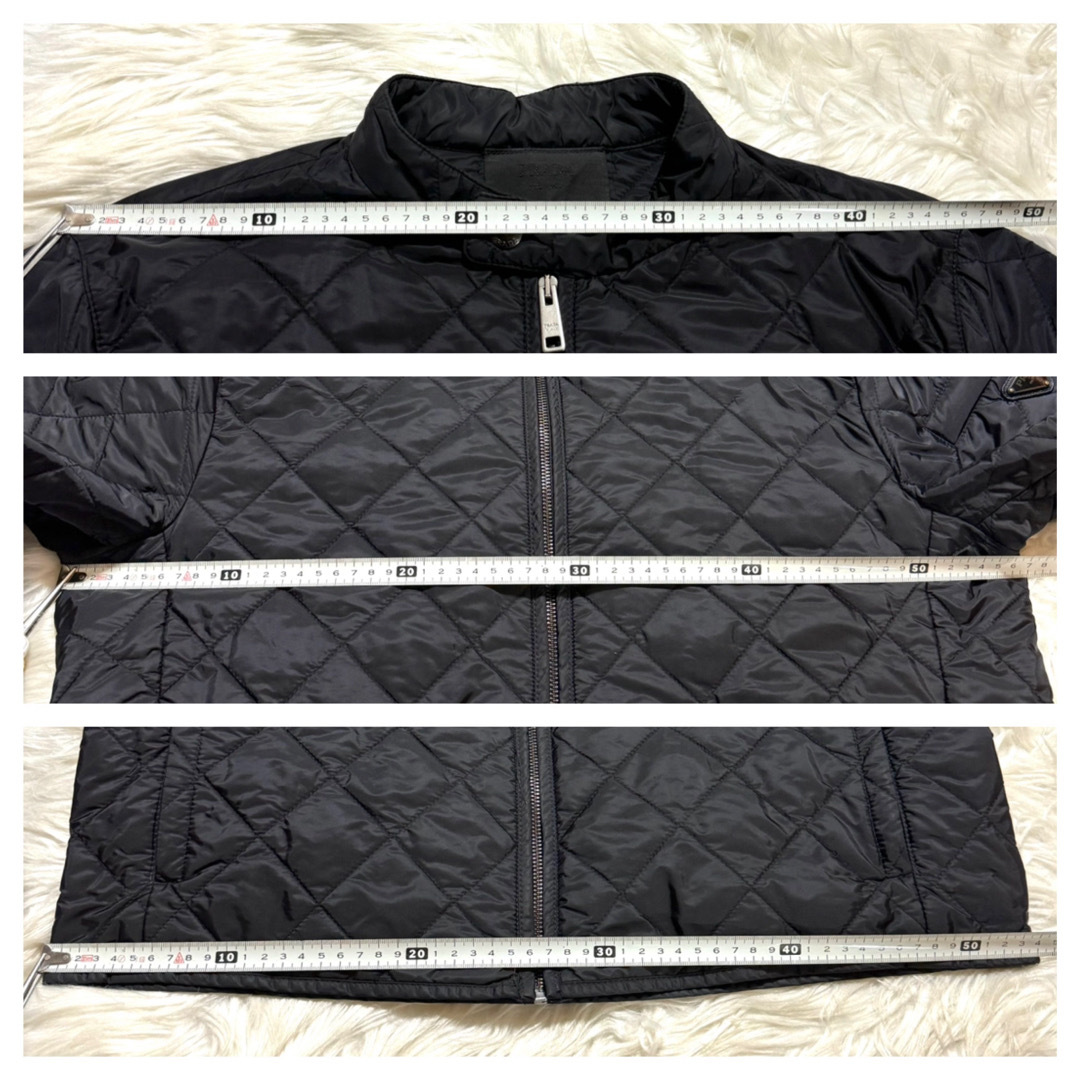 PRADA - 本物 美品 プラダ レザー三角タグ キルティング 中綿 PRADA - 本物 美品 プラダ レザー三角タグ キルティング 中綿