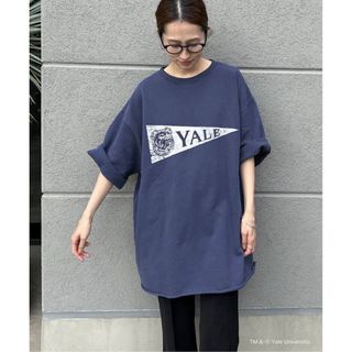 フレームワーク(FRAMeWORK)のばなな様✺【完売品】FRAMeWORK YALE/BIG-TEEスウェット(Tシャツ(半袖/袖なし))