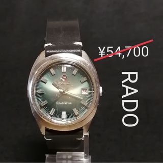 ラドー(RADO)のRADOラドー★スペースウィング♦美品♥稼働良好♬自動巻メンズ腕時計アンティーク(腕時計(アナログ))