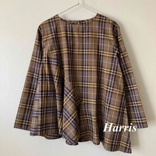 ハリス(Harriss)のHarris ハリス アシンメトリー ペプラム風ブラウス(シャツ/ブラウス(長袖/七分))