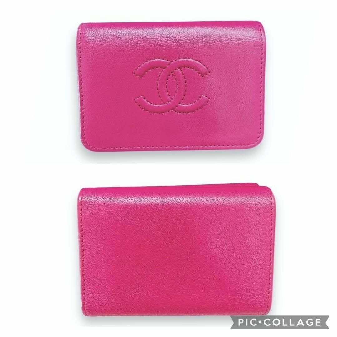 CHANEL(シャネル)のCHANEL シャネル 財布 三つ折り コンパクト 折り財布 ココマーク レディースのファッション小物(財布)の商品写真