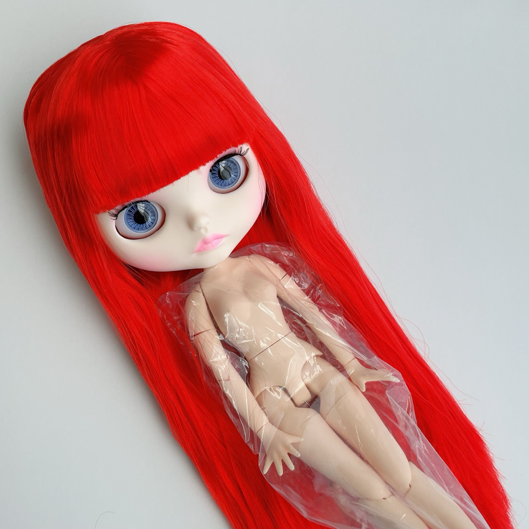 アイシードール　レッド ハンドメイドのぬいぐるみ/人形(人形)の商品写真