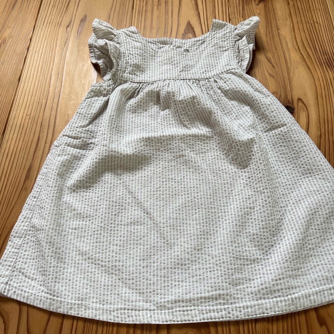 90〜100cmワンピース キッズ/ベビー/マタニティのキッズ服女の子用(90cm~)(Tシャツ/カットソー)の商品写真