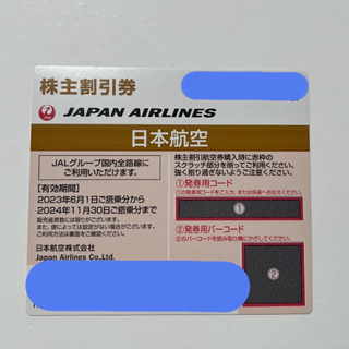 JAL　株主優待券　航空券(航空券)