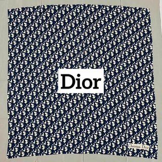 Christian Dior - ★Dior★ スカーフ トロッター グレー ネイビー タグ無し