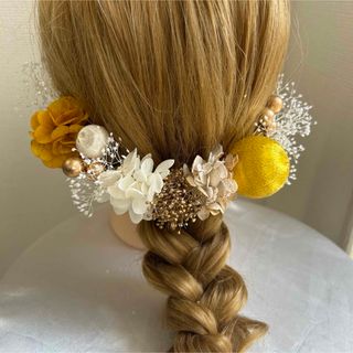 ヘッドパーツ　ヘッドドレス　ヘアピン　髪飾り　成人式髪飾り　卒業式髪飾り(ヘアアクセサリー)