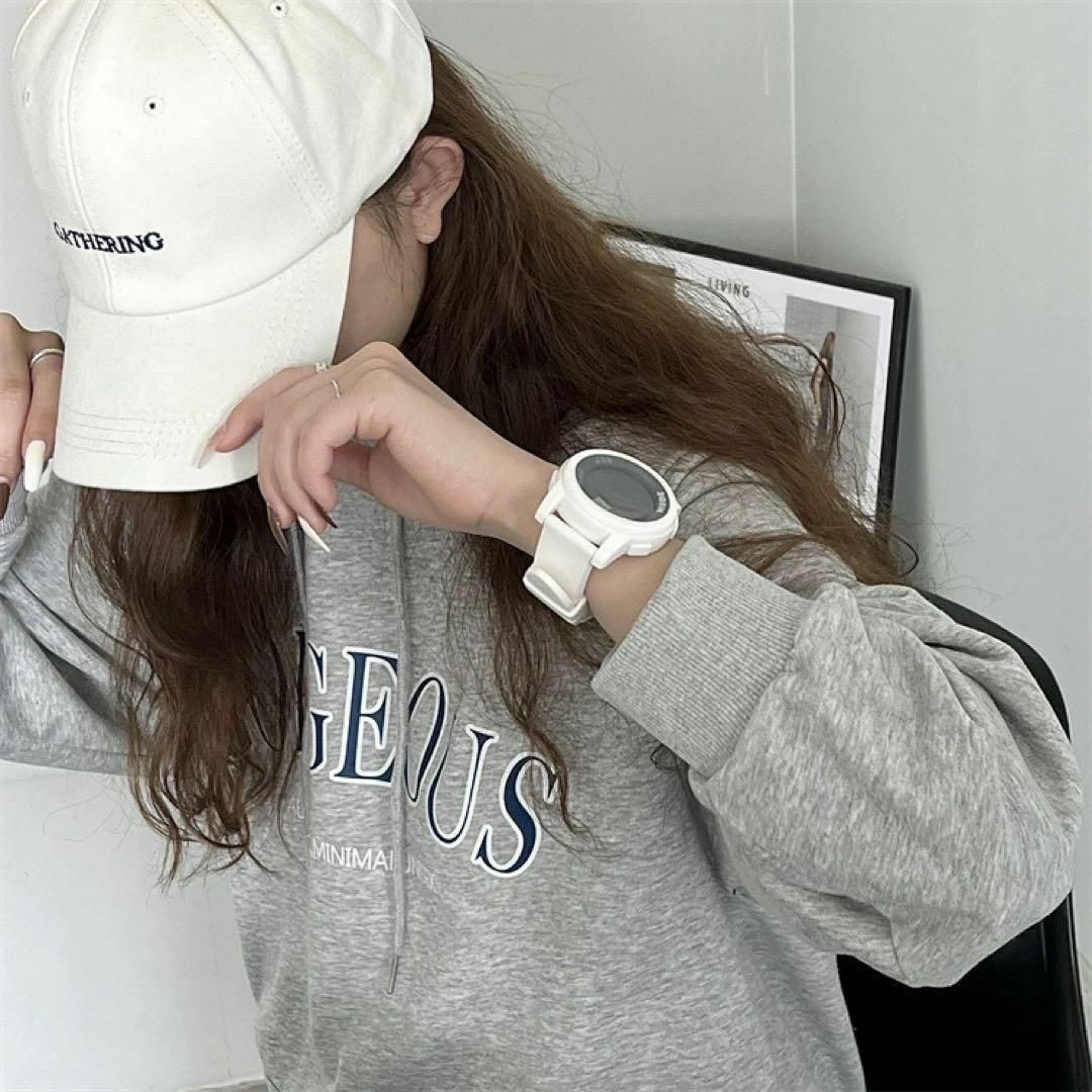 お得な2個セット‼️ ペア腕時計 カップル腕時計 ミリタリー 白+黒セット レディースのファッション小物(腕時計)の商品写真