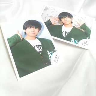 ジャニーズジュニア(ジャニーズJr.)の北野快浬＊プロフィール写真撮影オフショット2024【2枚セット】(アイドルグッズ)