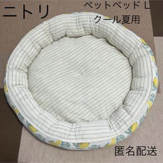 ニトリ(ニトリ)の【匿名配送】ニトリ ペットベッド Lサイズ クール夏用(犬)