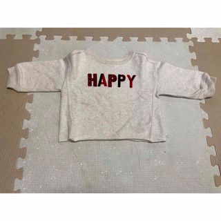 ベビーギャップ(babyGAP)のbaby GAP 80サイズ 12-18ヶ月 HAPPY トレーナー (トレーナー)