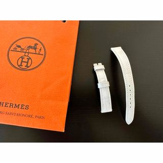 エルメス(Hermes)のエルメス Hウォッチ ミニ 21mm 替えベルト アリゲーター 新品未使用(腕時計)