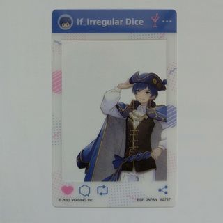 イレイス(いれいす)のいれいす　クリアカード　If　一番くじ　Irregular Dice(アイドルグッズ)