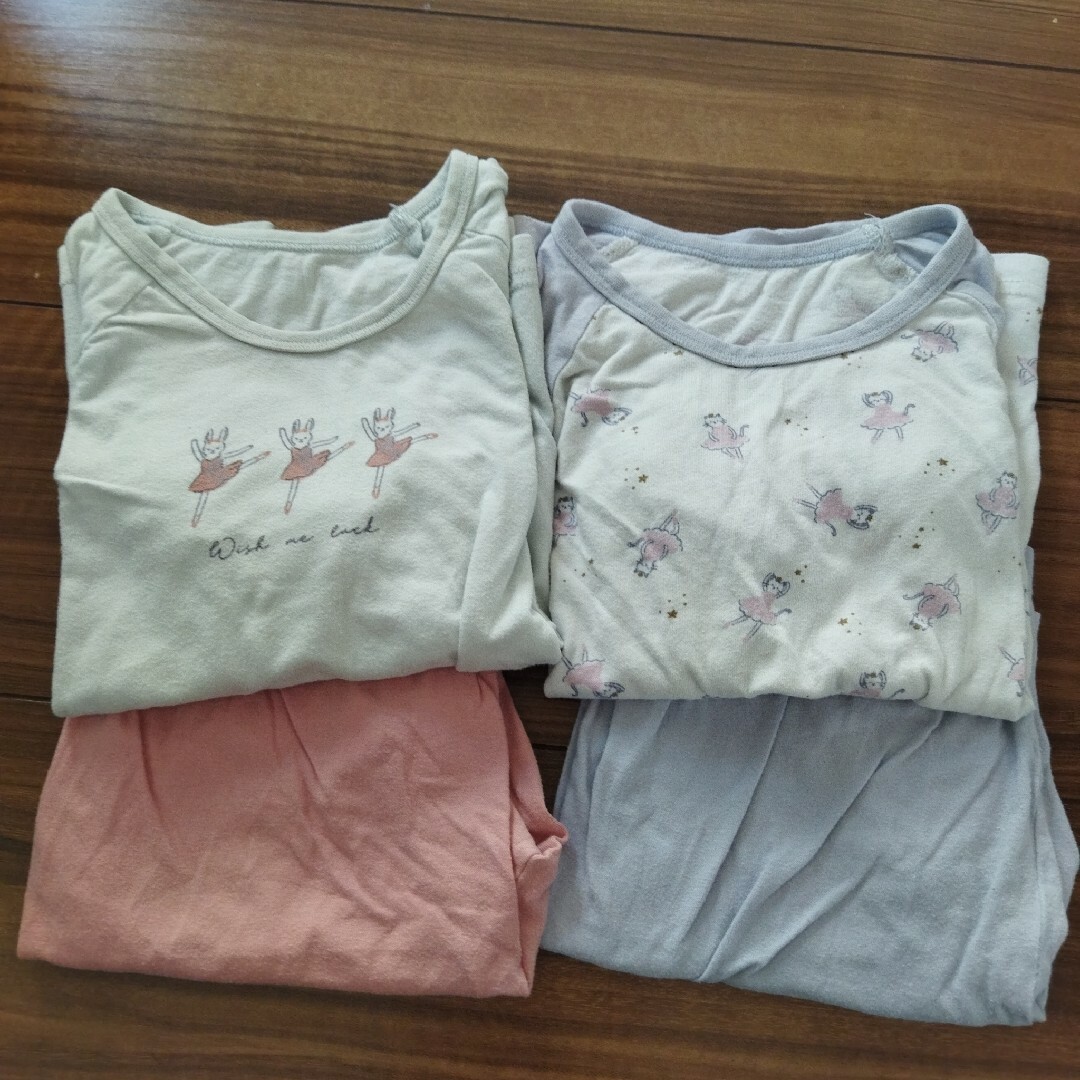 半袖パジャマ☆2セット キッズ/ベビー/マタニティのキッズ服女の子用(90cm~)(パジャマ)の商品写真