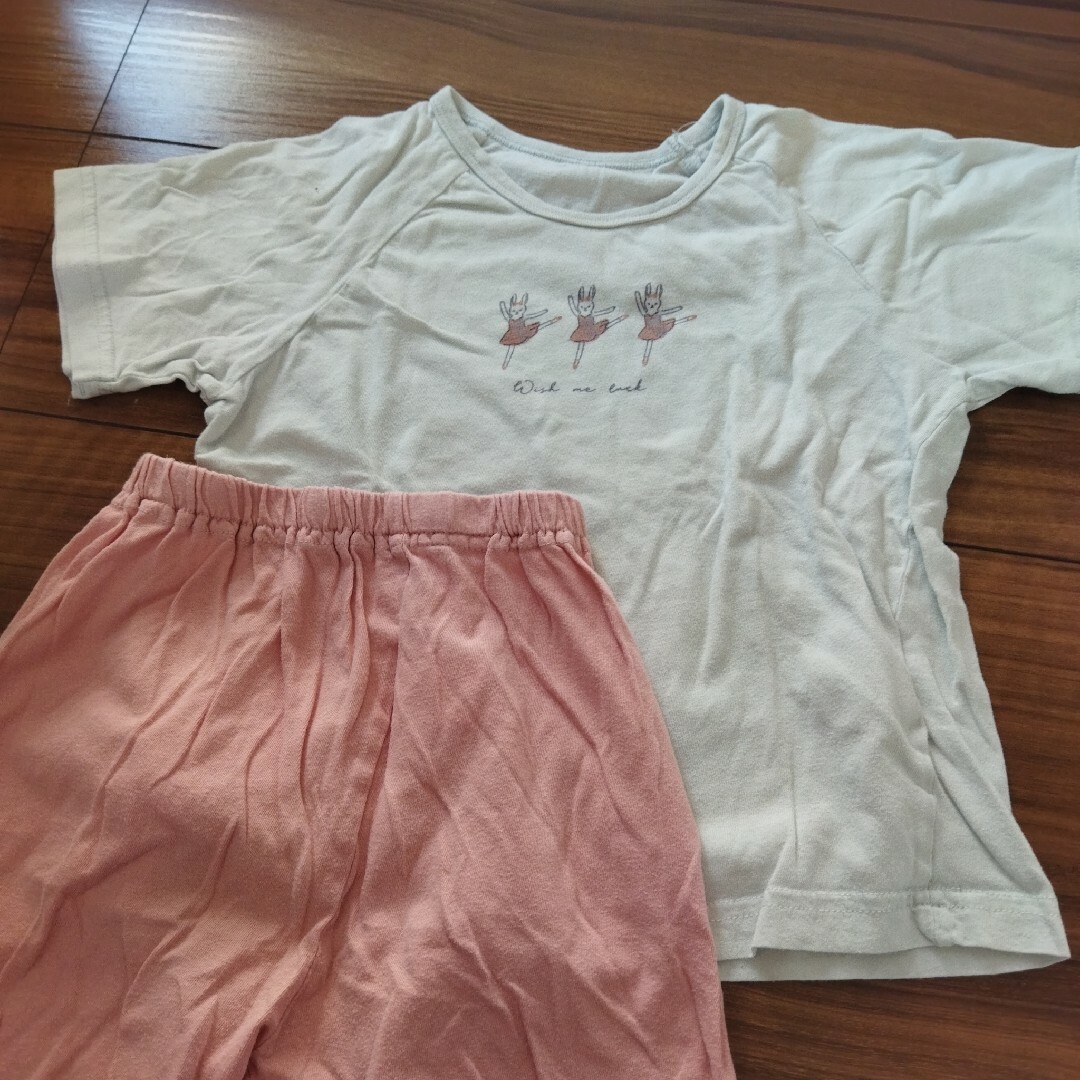 半袖パジャマ☆2セット キッズ/ベビー/マタニティのキッズ服女の子用(90cm~)(パジャマ)の商品写真