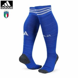 アディダス(adidas)の★送料無料★UK直輸入★アディダス★イタリア ストッキング★青x白/L★(ウェア)