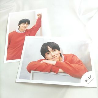 ジャニーズジュニア(ジャニーズJr.)の小久保向一朗＊プロフィール写真撮影オフショット2024【2枚セット】(アイドルグッズ)