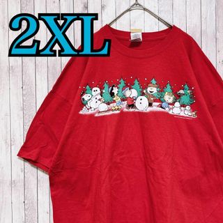 古着【入手困難】ピーナッツ　スヌーピー　Tシャツ　2XLサイズ　一点物　海外輸入(Tシャツ/カットソー(半袖/袖なし))