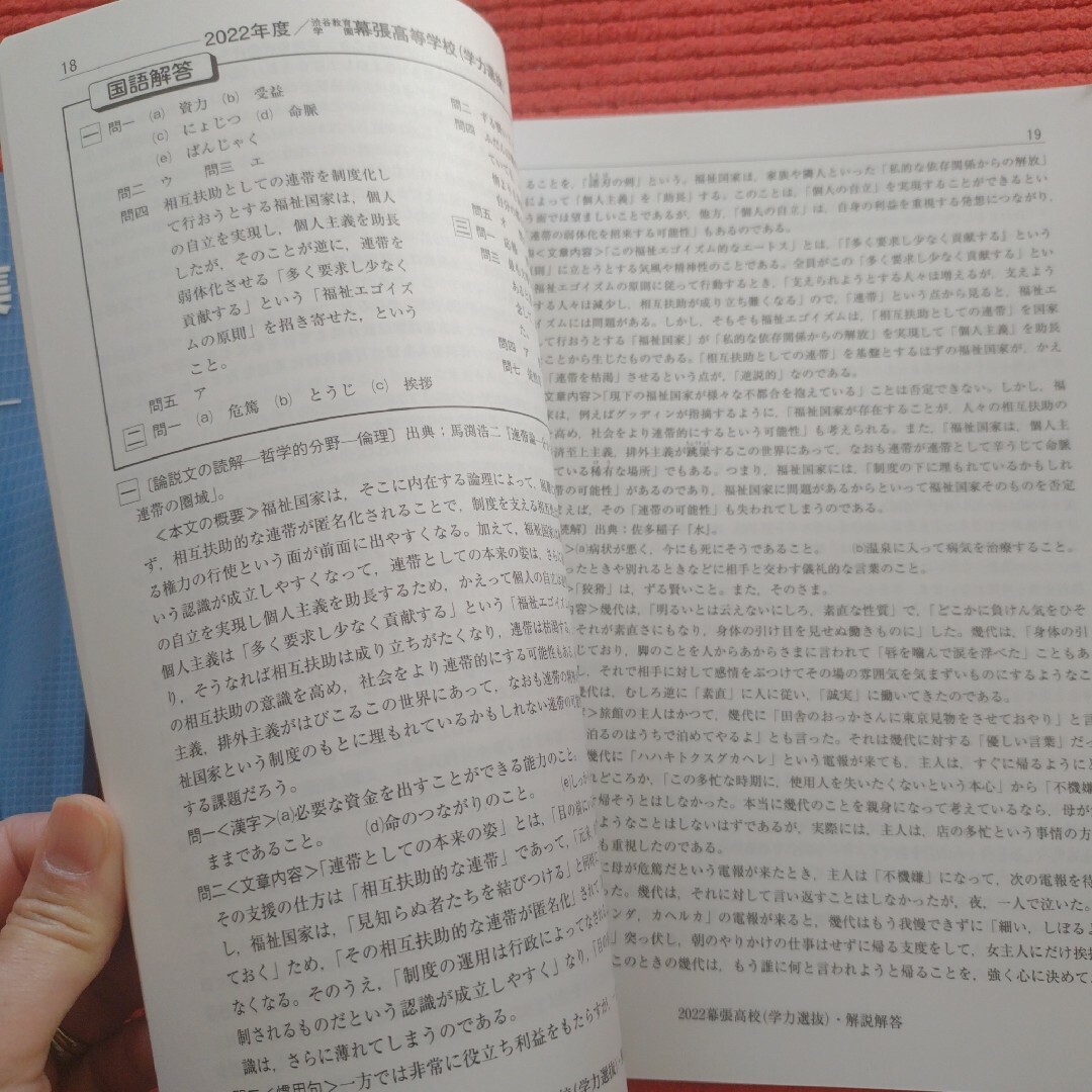 高校入試問題集 国語 2023年発展編 問題 解答用紙 解説付き 高校入試問題集 国語 2023年発展編 問題 解答用紙 解説付き