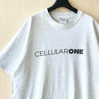 ヘインズ(Hanes)の90s USA製古着　ヴィンテージ　企業Tシャツ　CELLULAR ONE 霜降(Tシャツ/カットソー(半袖/袖なし))