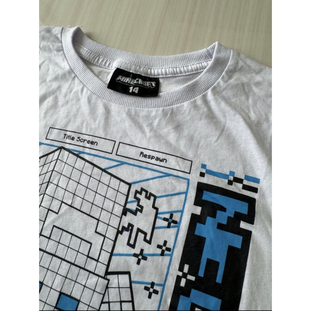 未使用訳あり　マイクラ　男の子　半袖Tシャツ　キッズ　Tシャツ　160cm キッズ/ベビー/マタニティのキッズ服男の子用(90cm~)(Tシャツ/カットソー)の商品写真