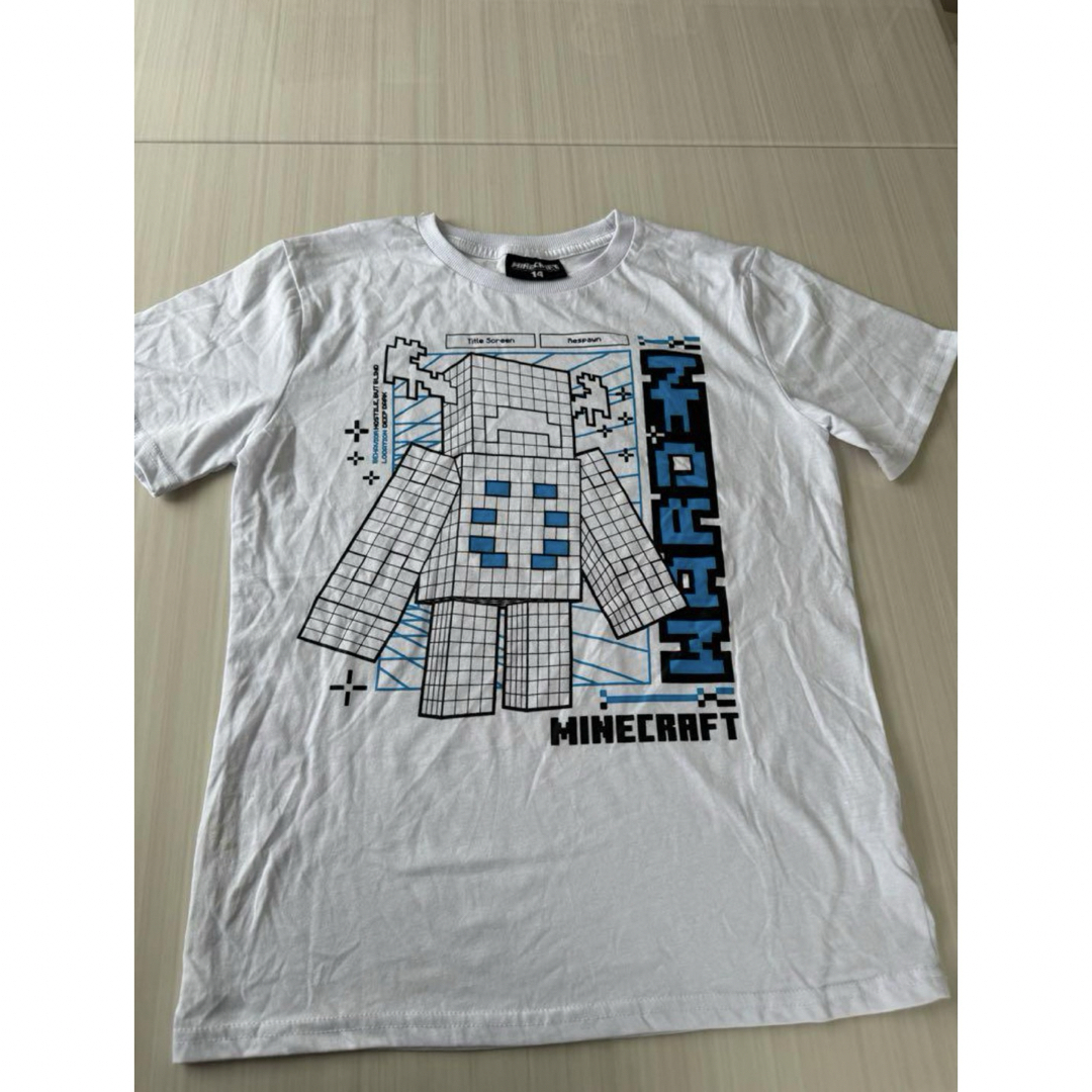 未使用訳あり　マイクラ　男の子　半袖Tシャツ　キッズ　Tシャツ　160cm キッズ/ベビー/マタニティのキッズ服男の子用(90cm~)(Tシャツ/カットソー)の商品写真