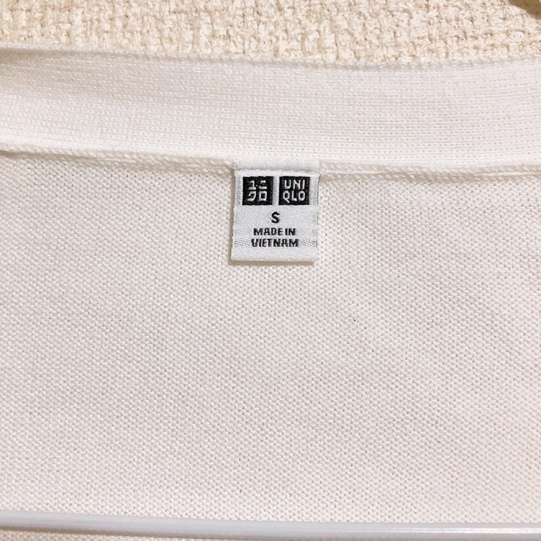 UNIQLO(ユニクロ)のUNIQLO ユニクロ UVカーディガン 白 レディース レディースのトップス(カーディガン)の商品写真