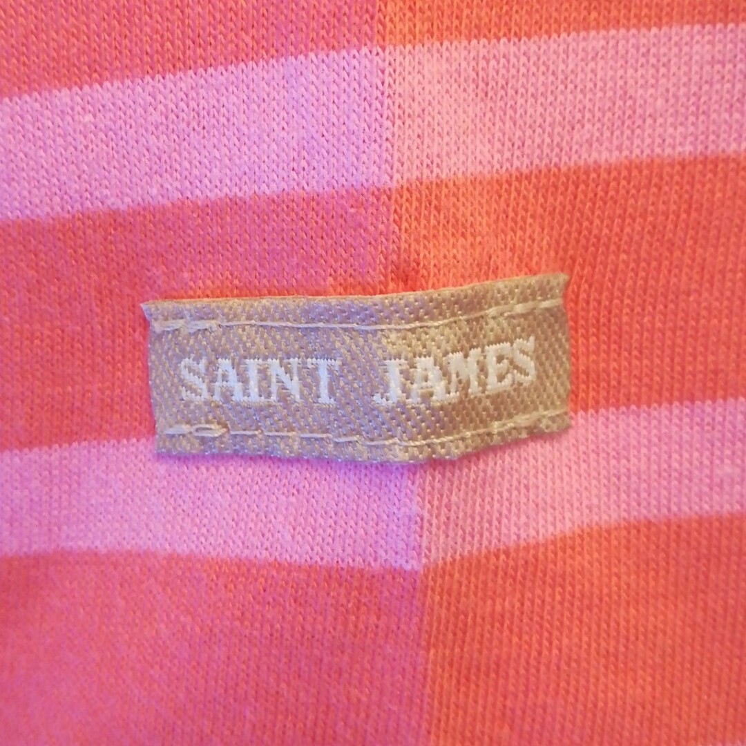 SAINT JAMES(セントジェームス)のセントジェームス　ピンク　ボーダートップス レディースのトップス(Tシャツ(半袖/袖なし))の商品写真