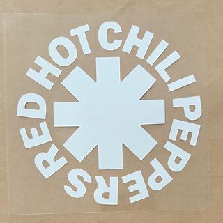 RED HOT CHILI PEPPERS カッティングステッカ◆グロスホワイト(ミュージシャン)