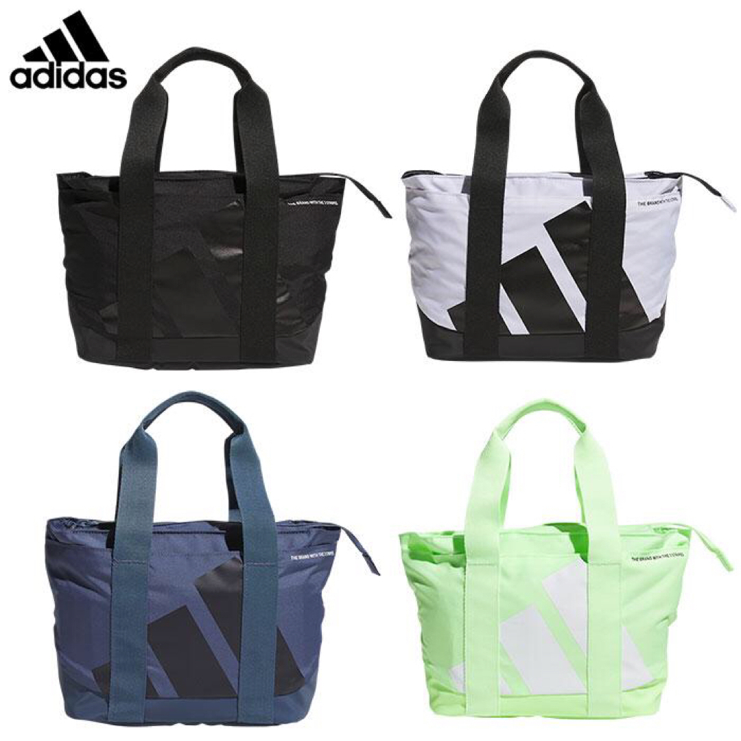 adidas(アディダス)のアディダス ボールドロゴ ラウンドトートバッグ　 adidas  ブラック スポーツ/アウトドアのゴルフ(バッグ)の商品写真