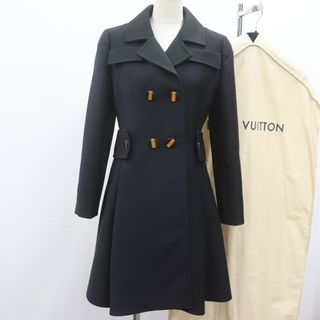 LOUIS VUITTON - ITMK9NLPMBTW 未使用 ルイヴィトン レディース コート 20SS ウール×シルク 裏地モノグラム サイズ36 ハンガー ガーメント