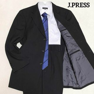 ジェイプレス(J.PRESS)のジェイプレス　美品　スーツセット　ブラック　C94-W80-T175（L相当）(セットアップ)