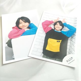 ジャニーズジュニア(ジャニーズJr.)の善如寺來＊プロフィール写真撮影オフショット2024【2枚セット】(アイドルグッズ)