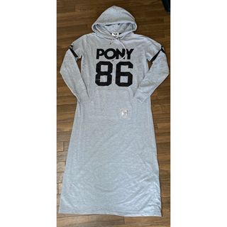 ポニー(PONY)のPONY パーカーワンピース　レディースM(ロングワンピース/マキシワンピース)