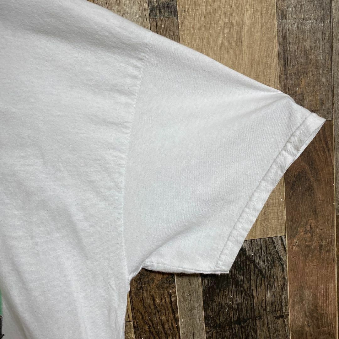 GILDAN(ギルタン)のギルダン メンズ 半袖 Tシャツ 白 ビッグシルエット レトロ USA古着 90 メンズのトップス(Tシャツ/カットソー(半袖/袖なし))の商品写真