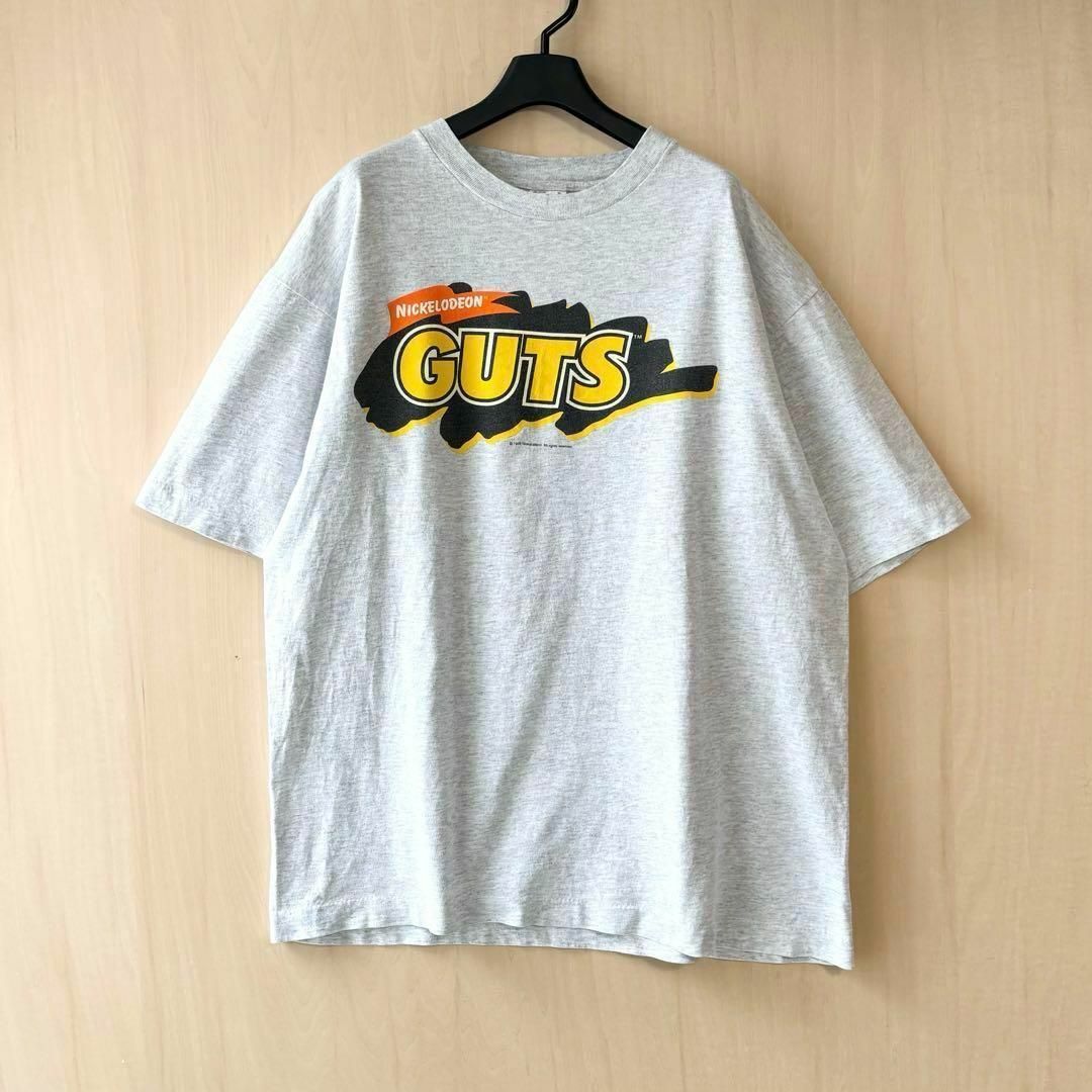 VINTAGE(ヴィンテージ)の90s USA製古着　ヴィンテージ　ロゴTシャツ　US TV番組　GUTS 霜降 メンズのトップス(Tシャツ/カットソー(半袖/袖なし))の商品写真