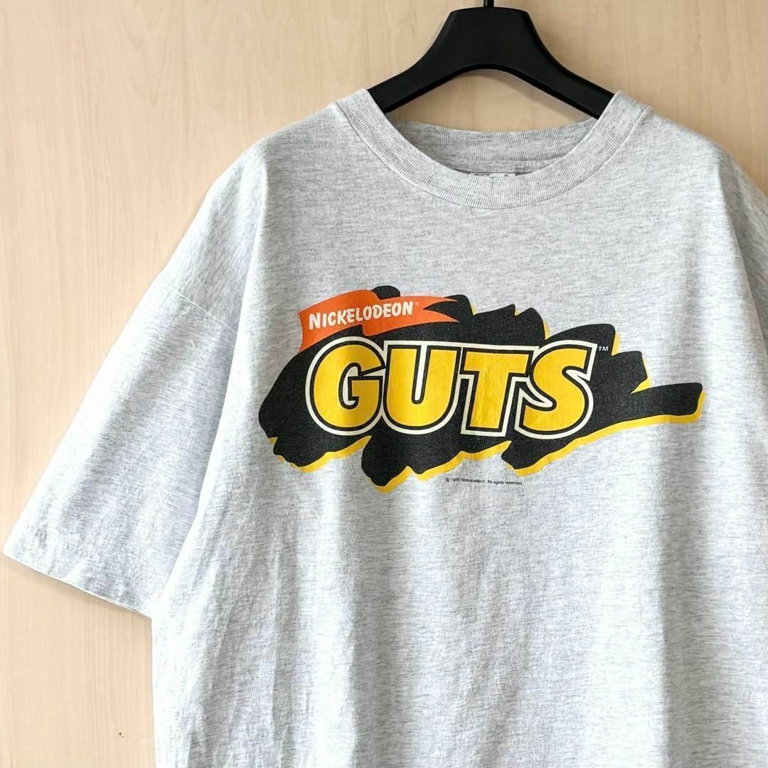 VINTAGE(ヴィンテージ)の90s USA製古着　ヴィンテージ　ロゴTシャツ　US TV番組　GUTS 霜降 メンズのトップス(Tシャツ/カットソー(半袖/袖なし))の商品写真