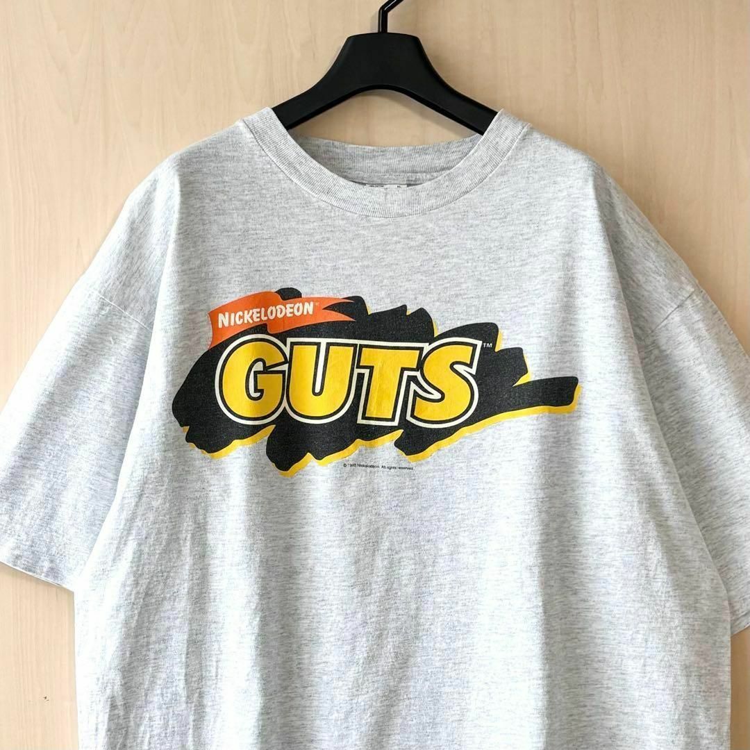 VINTAGE(ヴィンテージ)の90s USA製古着　ヴィンテージ　ロゴTシャツ　US TV番組　GUTS 霜降 メンズのトップス(Tシャツ/カットソー(半袖/袖なし))の商品写真