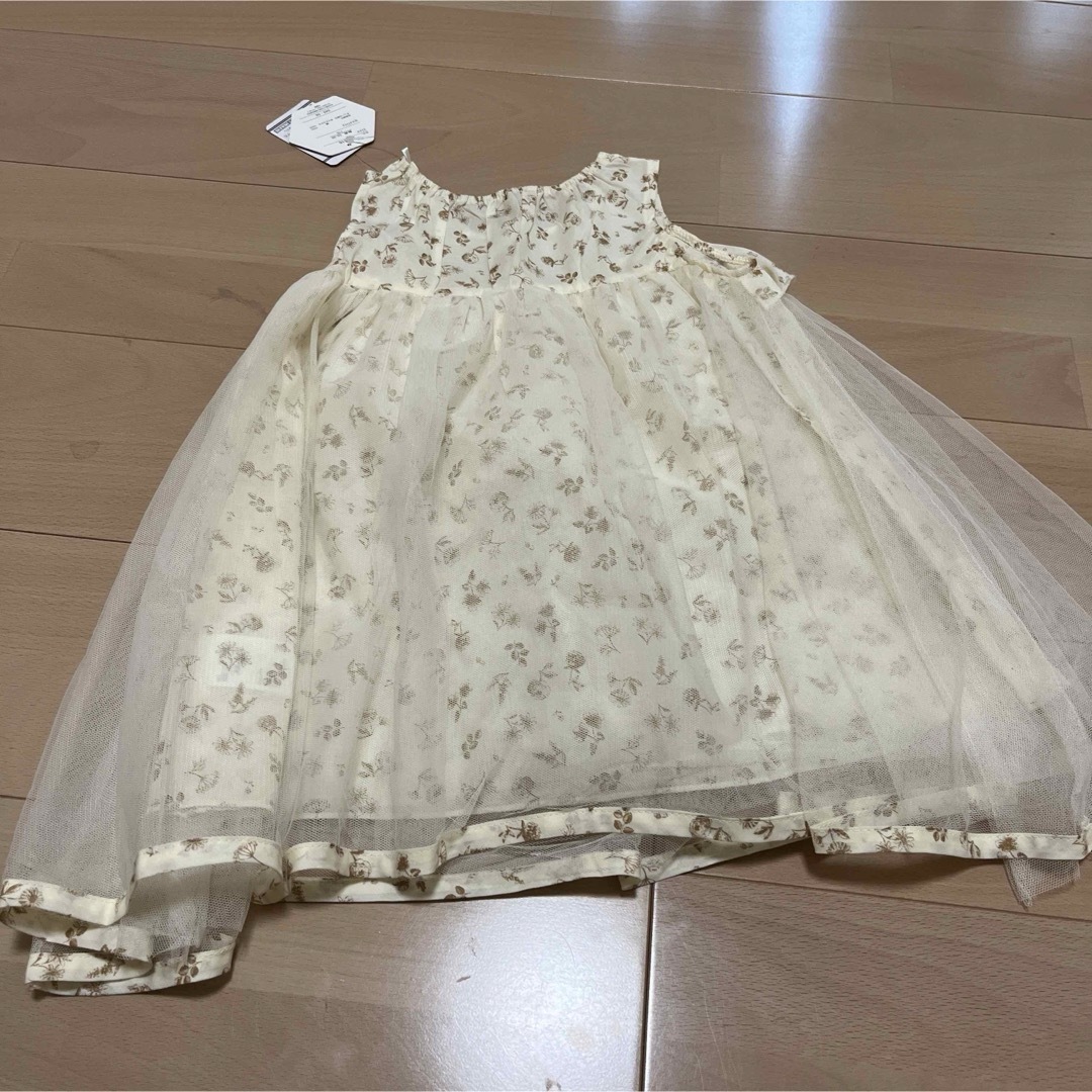 しまむら(シマムラ)のノースリーブチュニック　110 キッズ/ベビー/マタニティのキッズ服女の子用(90cm~)(Tシャツ/カットソー)の商品写真