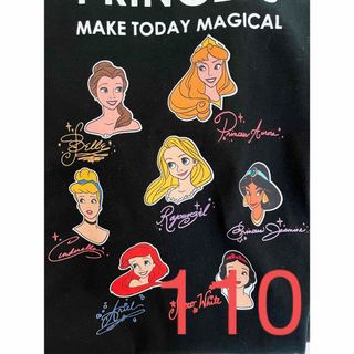 Disney - リトシー　littc しまむら　プリンセス　ディズニー　Tシャツ　110