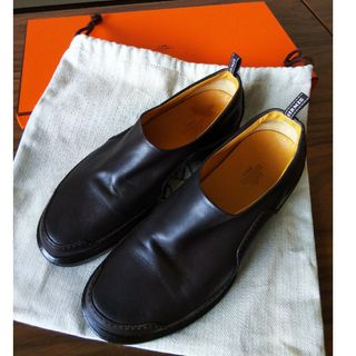 Hermes - HERMESエルメス☆レザースリッポンローファースニーカー☆ブラウン35.5