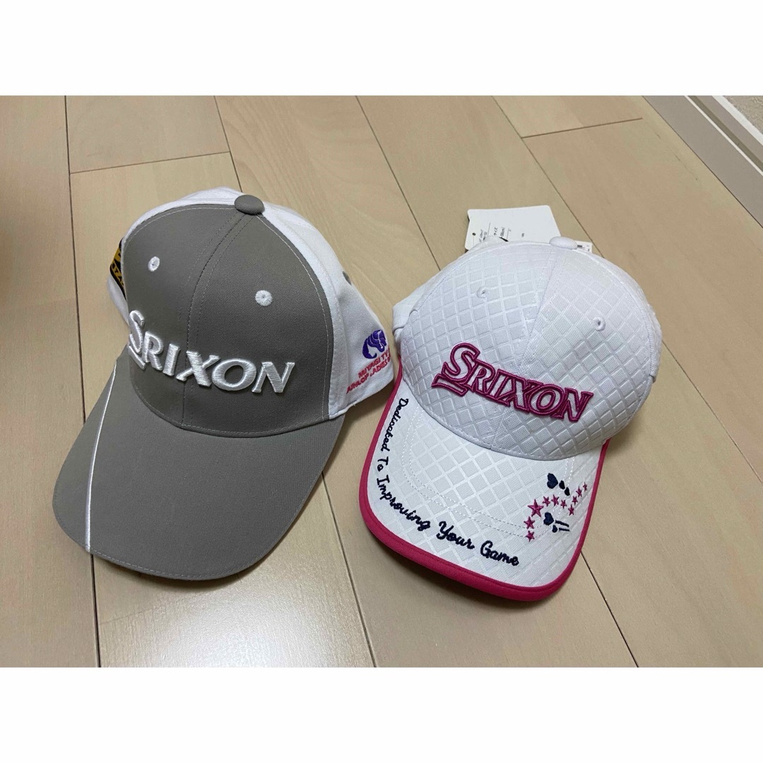 Srixon(スリクソン)のSRIXON(スリクソン)ゴルフキャップ レディース2個セット スポーツ/アウトドアのゴルフ(ウエア)の商品写真